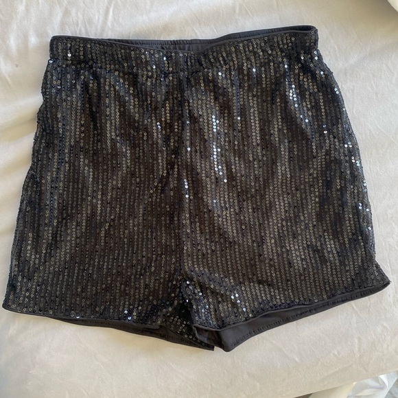 Shorts Black Sequin Shorts High Waisted Poshmark — free download